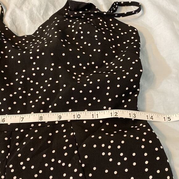 NWT SEEK the Label Australia Spaghetti Strap Polka Dot Jumpsuit Size Small - Picture 4 of 8